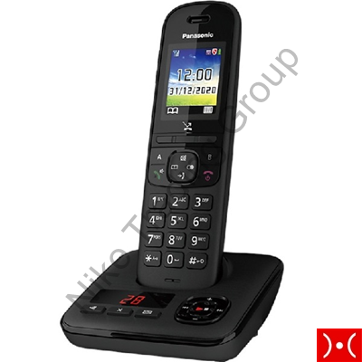 Panasonic Cordless Design + Voice Mail Black