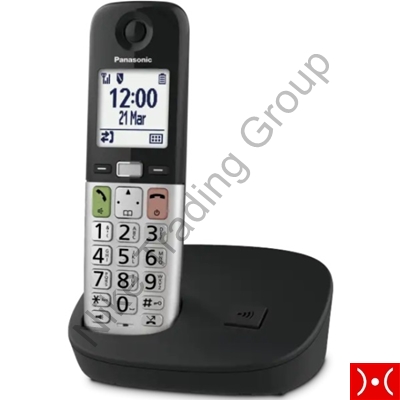 Panasonic Cordless Nero con vivavoce display 2.1