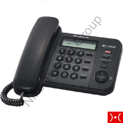 Panasonic Integrated Telephone + Caller ID Black