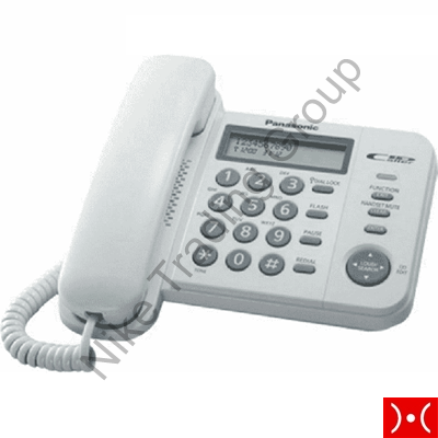 Panasonic Telefono integrato Caller ID Bianco