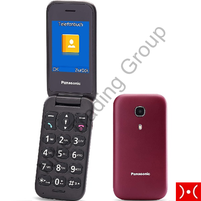 Panasonic Flip Phone Bordeaux