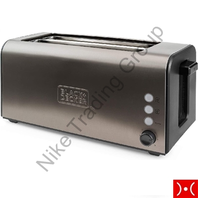 Black+Decker Toaster stainless steel - 1500W