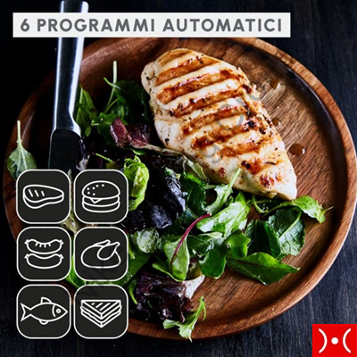 Moulinex Grilglia elettrica Optigrill+