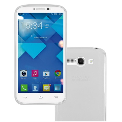 Cover Gel Protection+ Transparent White Alcatel C9