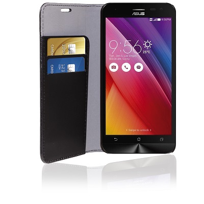 Eco Leather Book Black -Asus Zenfone 2 Laser 5