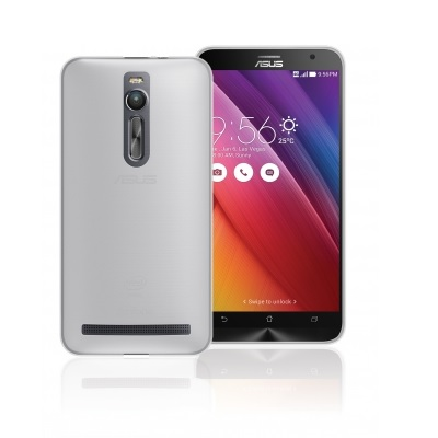 Cover Gel Protection + White-Asus Zen Fone 2 5.5