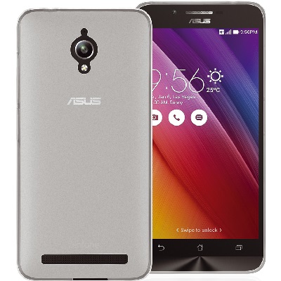 COVER GEL PROTECTION + WHITE-ASUS ZEN FONE 2 GO
