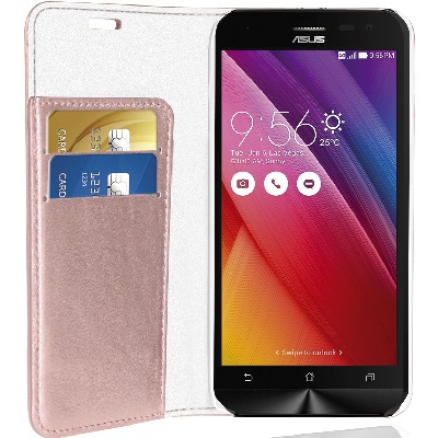 ECO LEATHER BOOK ROSE GOLD -ASUS ZENFONE MAX