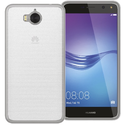 Cover Gel Prot. + White Huawei Y5 2017