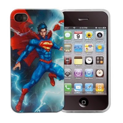 DC- COVER SUPERMAN LIGHTNING - APPLE iPhone 4S - 4