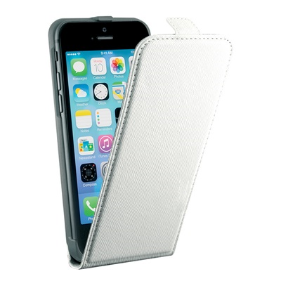 Book Case ECO LEATHER CASE - WHITE - APPLE iPhone