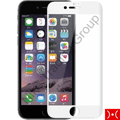 Tempered Glass 3d Curved White Iphone 6s Plus