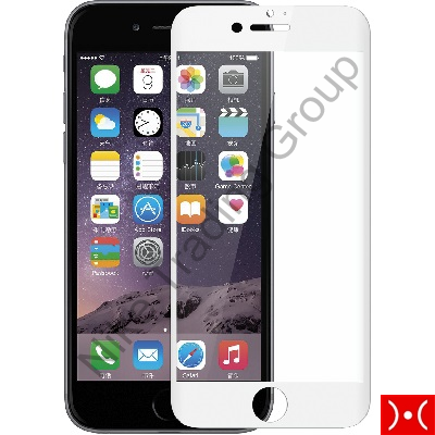 TEMPERED GLASS 3D CURVED WHITE IPHONE 6S PLUS