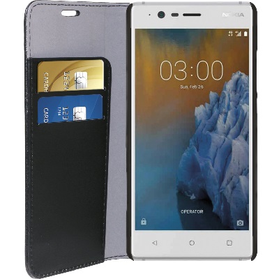 Eco Leather Book Black Nokia 3