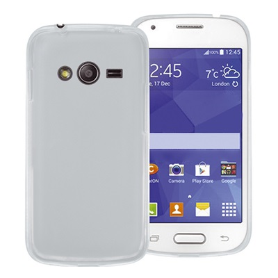 Gel Cover PROTECTION PLUS - WHITE - SAMSUNG G313H
