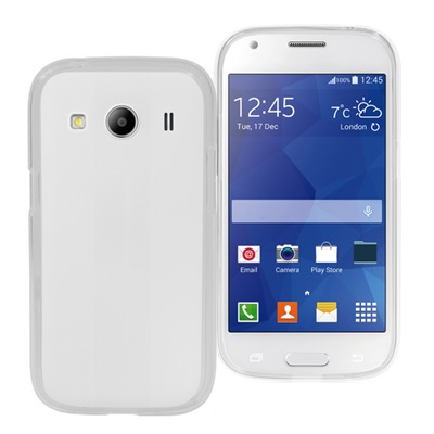 Gel Cover PROTECTION PLUS - WHITE - SAMSUNG G357 G