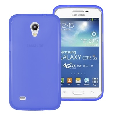 Fluo Tpu Case - Blue - Samsung Galaxy Core Lite