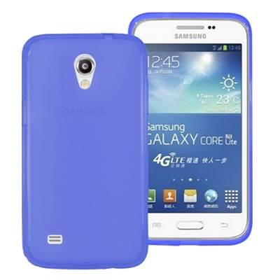 FLUO TPU CASE - BLUE - SAMSUNG G3586V GALAXY CORE