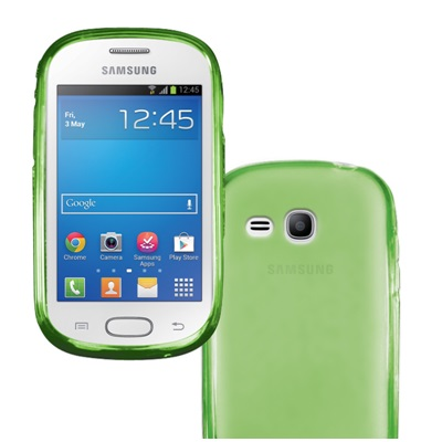 Cover Gel Protection Plus Green Samsung Fame Lite