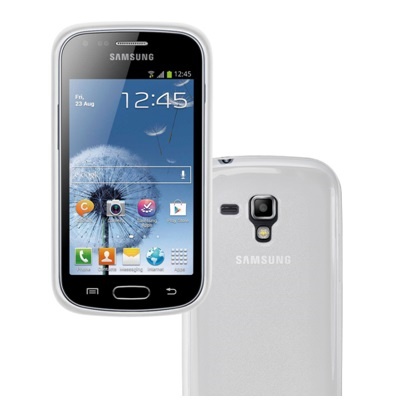 Gel Cover PROTECTION PLUS - TR.WHITE - SAMSUNG S75