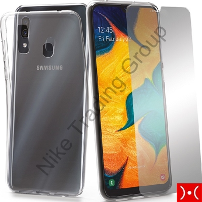 Protection Pack (Cover Gel+Glass) - Galaxy A30