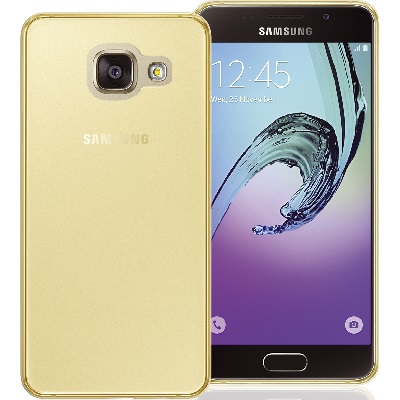 Cover Gel Protection+ Gold Samsung Galaxy A3 2016