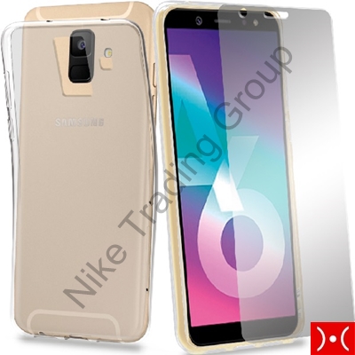 PROTECTION PACK (COVER GEL+GLASS) - GALAXY A6 2018