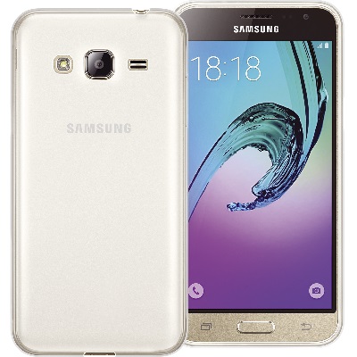 Cover Gel Protection+ White Samsung Galaxy J3 2016