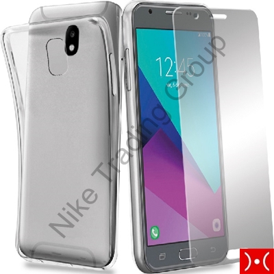 Protection Pack (Cover Gel+Glass) - Galaxy J3 2017