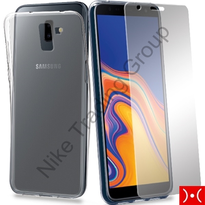 Protection Pack (Cover Gel+Glass) - Galaxy J6 Plus