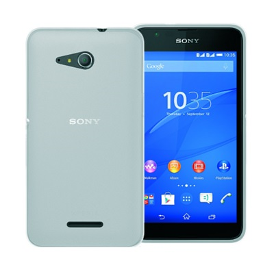 Gel Cover PROTECTION PLUS - WHITE -SONY XPERIA E4G