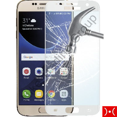 Tempered Glass 2.5d White Samsung Galaxy S7