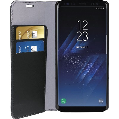 Eco Leather Book Black Samsung Galaxy S8 Plus