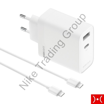 Realme Carica Rete DualPort 80W A+C e cavo Type C