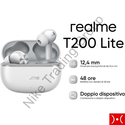 Realme Buds T200 Lite True Wireless Storm Grey