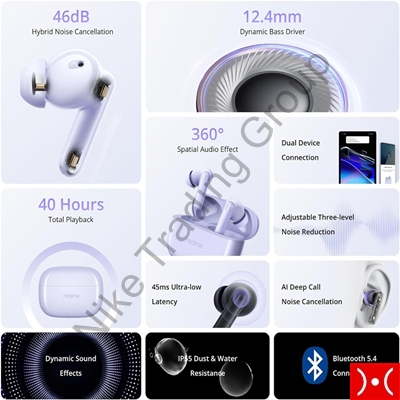 Realme Buds T310 True Wireless Agile White