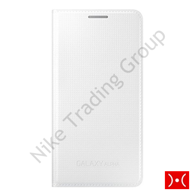 Flip Cover White Samsung Galaxy Alpha