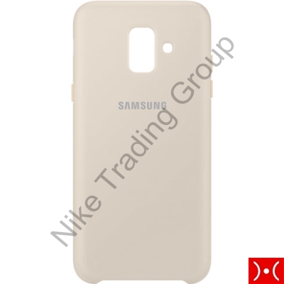 Samsung Dual Layer Cover, Gold Galaxy A6 2018