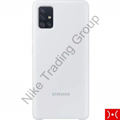 Samsung Silicone Cover fr Galaxy A71 - silver