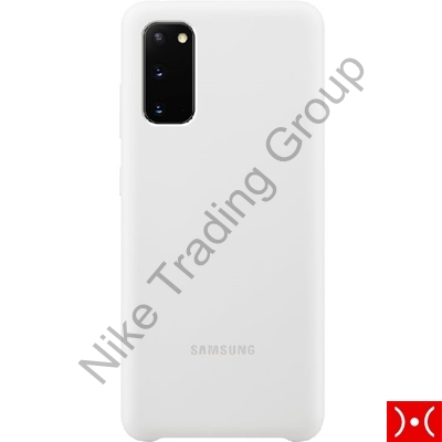 Silicone Cover Per Samsung Galaxy S20 White