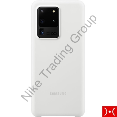Silicone Cover Per Samsung Galaxy S20 Ultra White