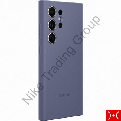 Samsung Cover in Silicone Galaxy S24 Ultra - lilla