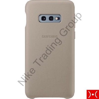 Samsung Leather Cover Gray Galaxy S10e