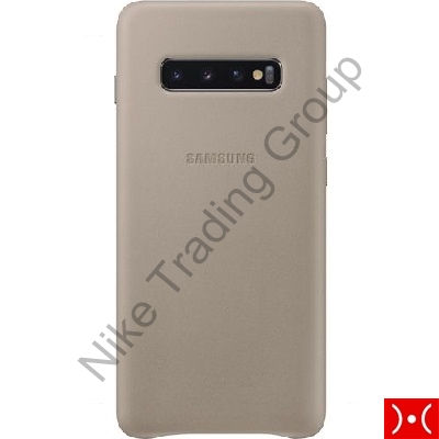 Samsung Leather Cover Gray Galaxy S10