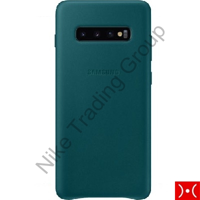 Leather Cover Green Samsung Galaxy S10+