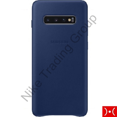Samsung Leather Cover Navy Galaxy S10+