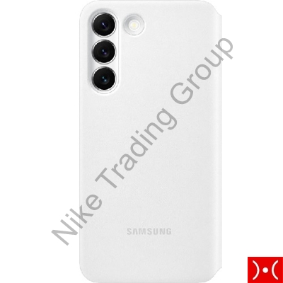 Samsung Clear View Cover Galaxy S22 White
