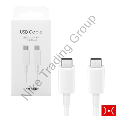 Samsung cavo dati Type-C a Type-C 100W 1,8m White