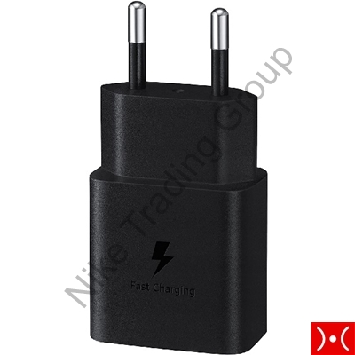 Samsung Carica Rete 15w Type-C + cavo Type C Black