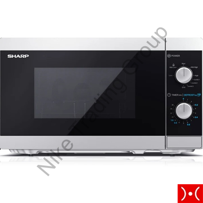 Sharp 20 Litre Microwave Oven with Grill Silver